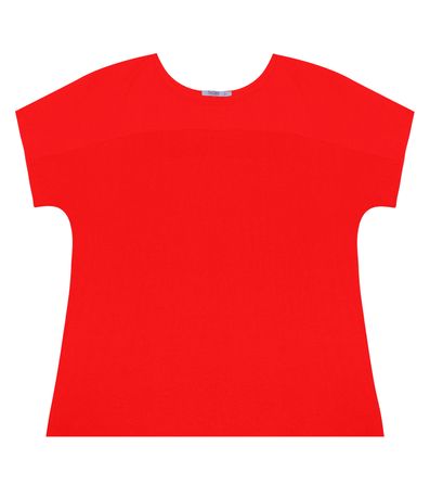 Blusa Feminina Plus Size Secret Glam Laranja