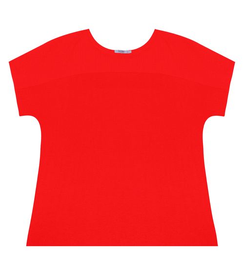 Blusa Feminina Plus Size Secret Glam Laranja