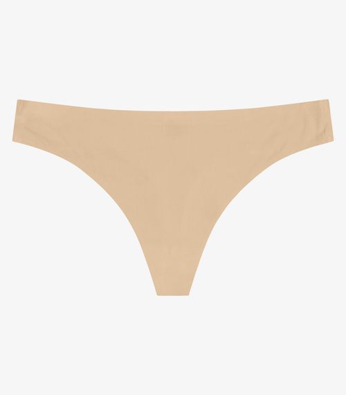 Calcinha Feminina Fio Sem Costura Select Bege