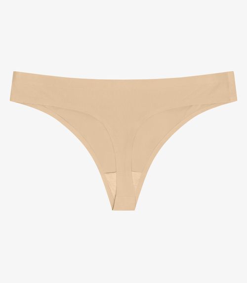 Calcinha Feminina Fio Sem Costura Select Bege