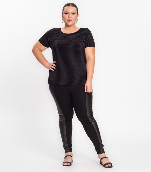 Calça Legging Secret Glam Preto