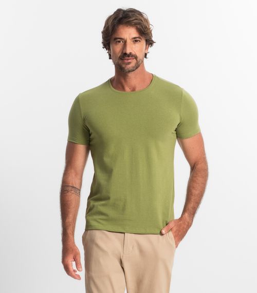 Camiseta Masculina Manga Curta KO Verde