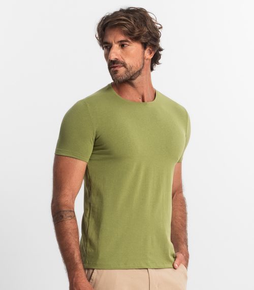 Camiseta Masculina Manga Curta KO Verde