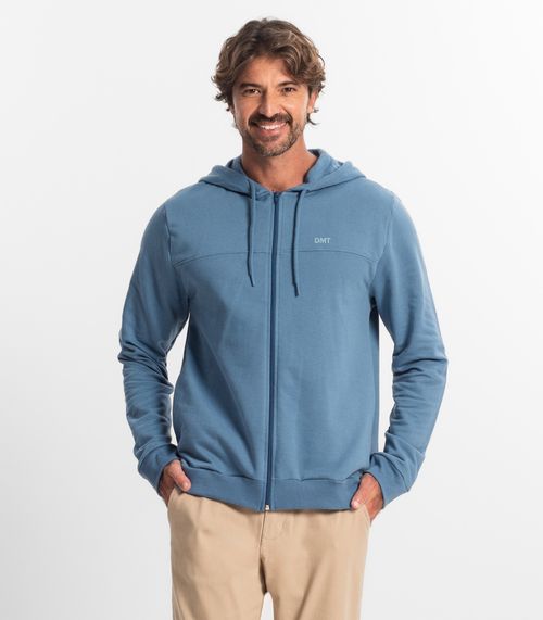 Jaqueta Masculina De Moletom Diametro Azul