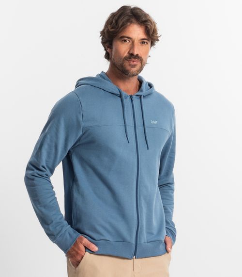 Jaqueta Masculina De Moletom Diametro Azul