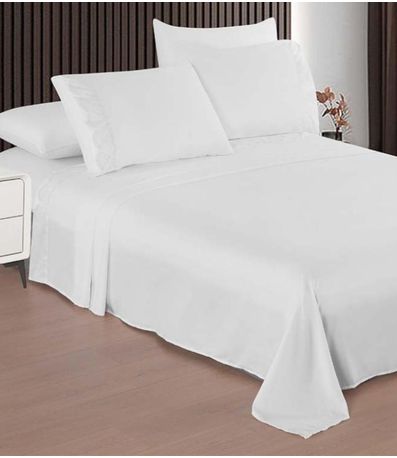 Jogo De Cama Marquesa Bordado Inglês Queen Camesa Branco