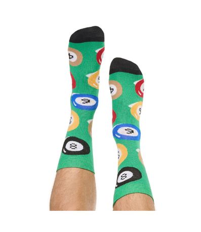 Meia Divertida Casual Masculina Cia da Meia Verde