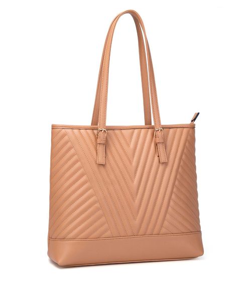 Bolsa De Ombro Feminina Alice Palucci Bege