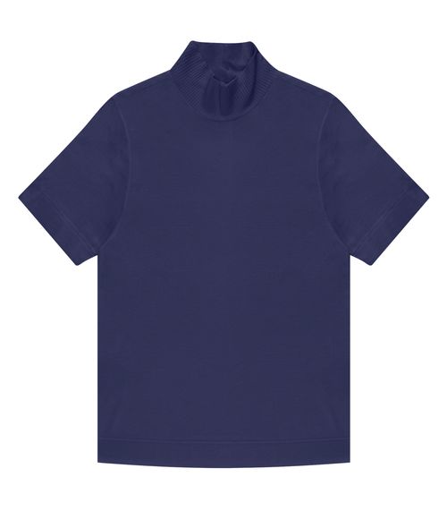 Blusa Feminina Gola Alta Endless Azul