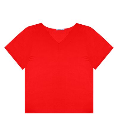 Blusa Feminina Plus Size Secret Glam Laranja