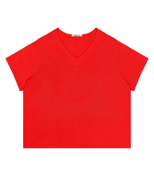 Blusa Feminina Plus Size Secret Glam Laranja