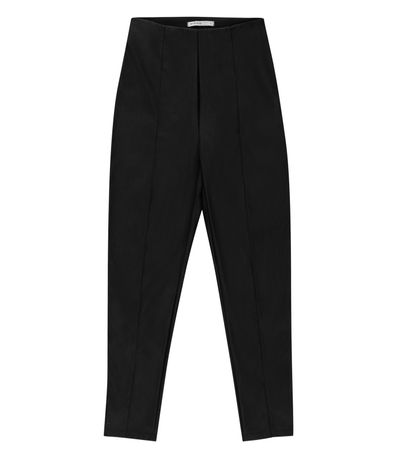 Calça Feminina Skinny de Couro Sintético Endless Preto