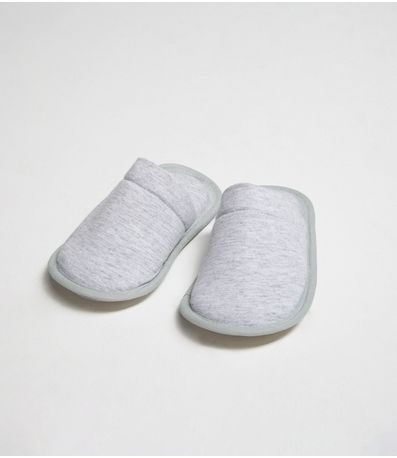 Pantufa Infantil Masculina Evanilda Cinza