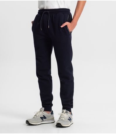 Calça Jogger Juvenil Masculina Minty Azul