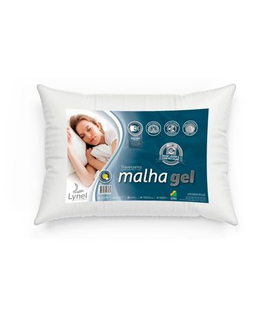 Travesseiro Malha Gel Lynel Branco
