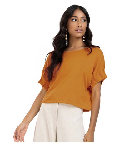 Blusa Feminina Malha Soft Endless Marrom