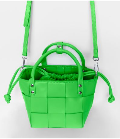 Bolsa Feminina De Mão Pequena Bela Gaia Verde