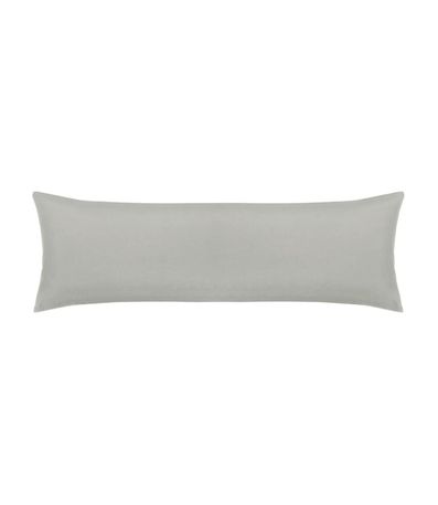 Fronha Body Pillow Toque Acetinado Altenburg Cinza