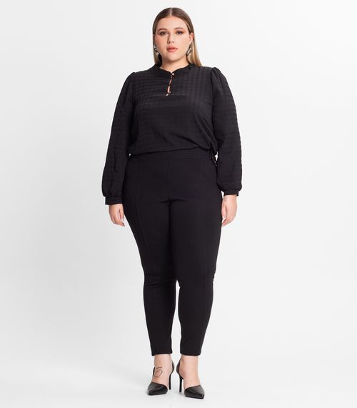 Legging Feminina Plus Size Secret Glam Preto