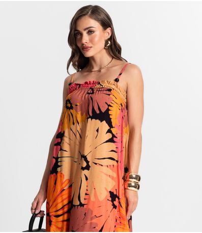 Vestido Midi De Alça Endless Preto