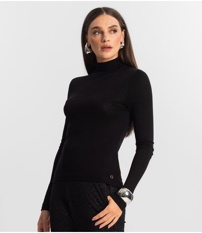 Blusa Feminina Manga Longa Endless Preto