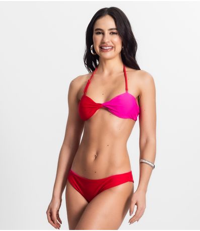 Conjunto Biquíni Com Alça Removível Bela Gaia Vermelho