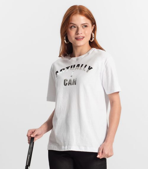 Camiseta Juvenil Feminina Minty Branco