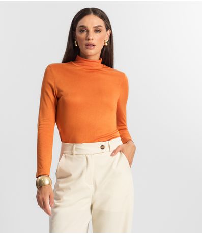 Blusa Feminina Manga Longa Endless Laranja