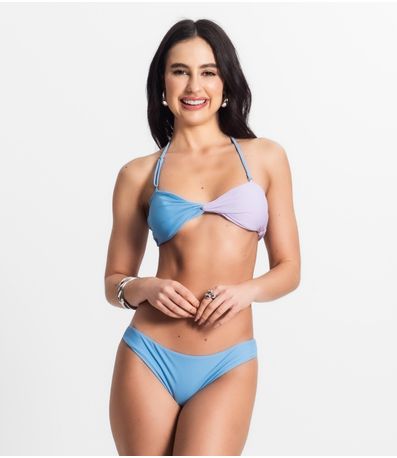 Conjunto Biquíni Com Alça Removível Bela Gaia Azul
