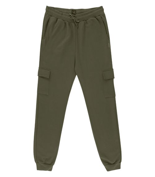 Calça Masculina Plus Size Moletom Diametro Verde