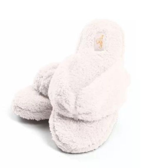 Chinelo Pantufa Cloe Cotton Day Bege