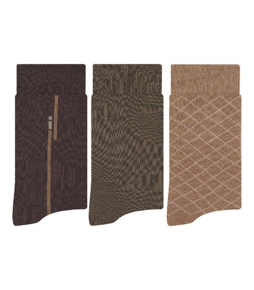 Kit 3 Pares de Meias Sociais Masculina Rovitex Preto