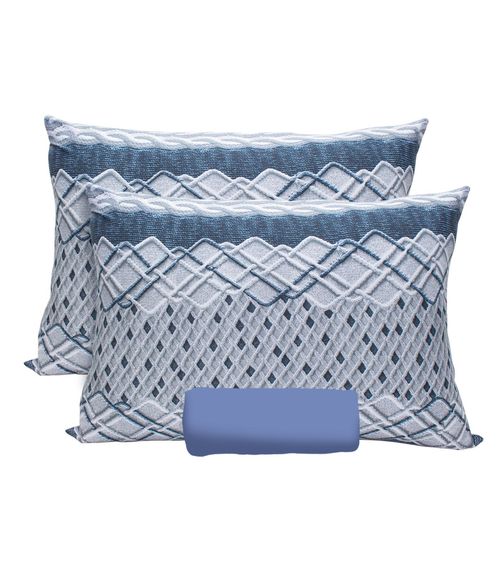 Jogo De Cama King Doce Vida Azul