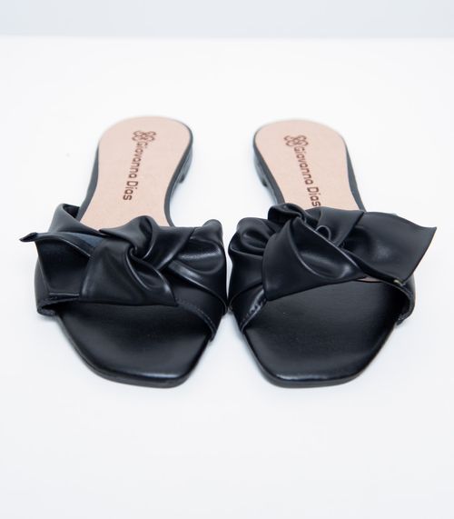 Rasteirinha Com Laço Feminina Select Preto
