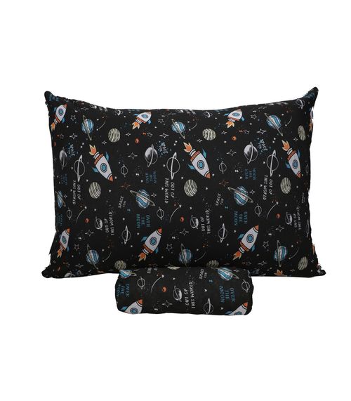 Jogo De Cama Solteiro Kids Doce Vida Preto