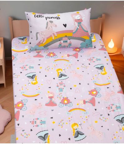 Jogo De Cama Solteiro Joy Doce Vida Rosa