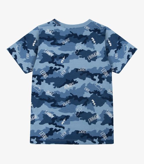Camiseta Infantil Menino Coqueiros Infinita Cor Marrom