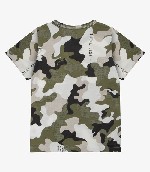 Camiseta Infantil Masculina Coqueiros Infinita Cor Verde