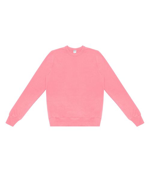 Blusão Feminino Básico de Moletom Rovitex Rosa