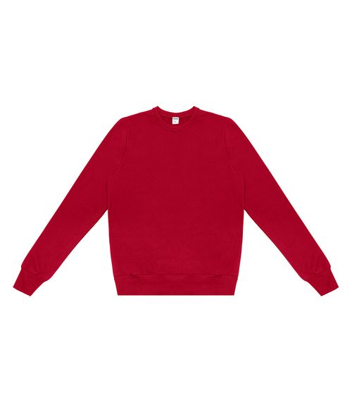 Blusão Feminino Básico de Moletom Rovitex Vermelho