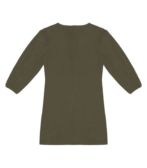 Vestido Manga Longa Plus Infinita Cor Verde