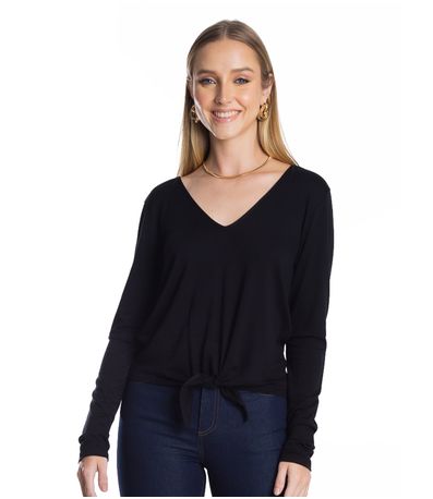 Blusa Manga Longa Endless Preto