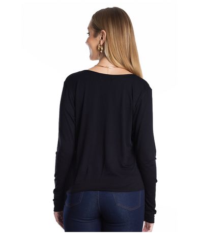 Blusa Manga Longa Endless Preto