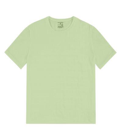 Camiseta Masculina Meia Malha Maquinetada Diametro Verde