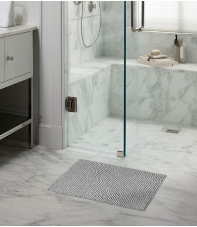 Tapete Pipoca Microfibra 38cm x 58cm Infinita Cor Bege