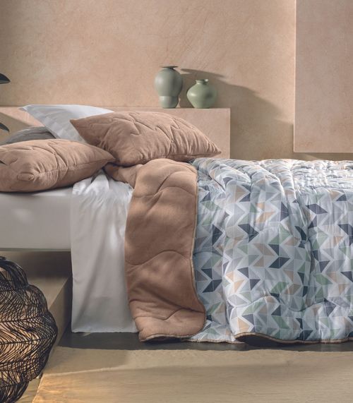 Edredom Blend Confort Queen Altenburg Bege