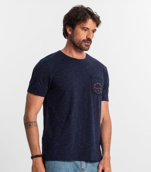Camiseta Masculina Diametro Azul