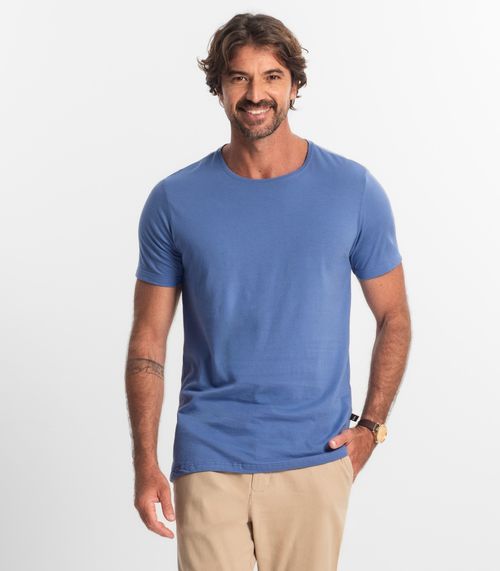 Camiseta Masculina Manga Curta KO Azul