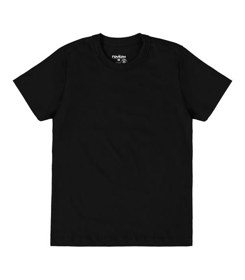 Blusa Básica Infantil Feminina Rovitex Kids Preto