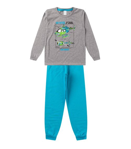 Conjunto Infantil Menino Meia Estação Kappes Cinza